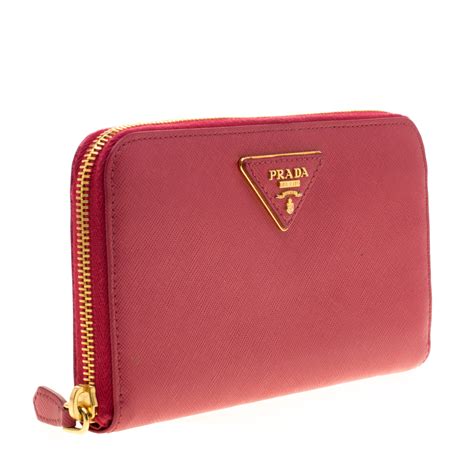 prada female wallet|Prada zipper wallet.